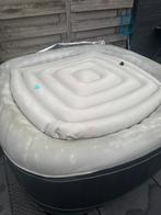 Opblaasbare jacuzzi met afdekseil en grondmatten, Tuin en Terras, Bubbelbaden en Hottubs, Ophalen, Gebruikt, Grondzeil, Opblaasbaar