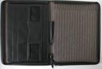 Portfoliomap zwart met streepvoering en rits 34 x 25,5 cm, Diversen, Ophalen of Verzenden