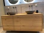 Massief eiken Badmeubel👌, Huis en Inrichting, Badkamer | Badkamermeubels, Ophalen of Verzenden, Zo goed als nieuw, 25 tot 50 cm