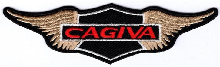 Cagiva stoffen opstrijk patch embleem #1, Motoren, Accessoires | Overige, Nieuw, Ophalen of Verzenden