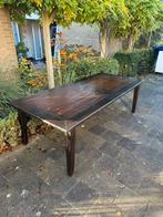houten eettafel, Huis en Inrichting, Ophalen, Gebruikt, 100 tot 150 cm, Vijf personen of meer