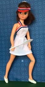 Vintage badminton / tennis outfit voor Fleur, Sindy, Barbie, Ophalen of Verzenden, Gebruikt, Kleertjes