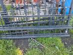 IJzeren tuinhek met poort en staanders, Ophalen, Met poort, Gebruikt, Tuinhek