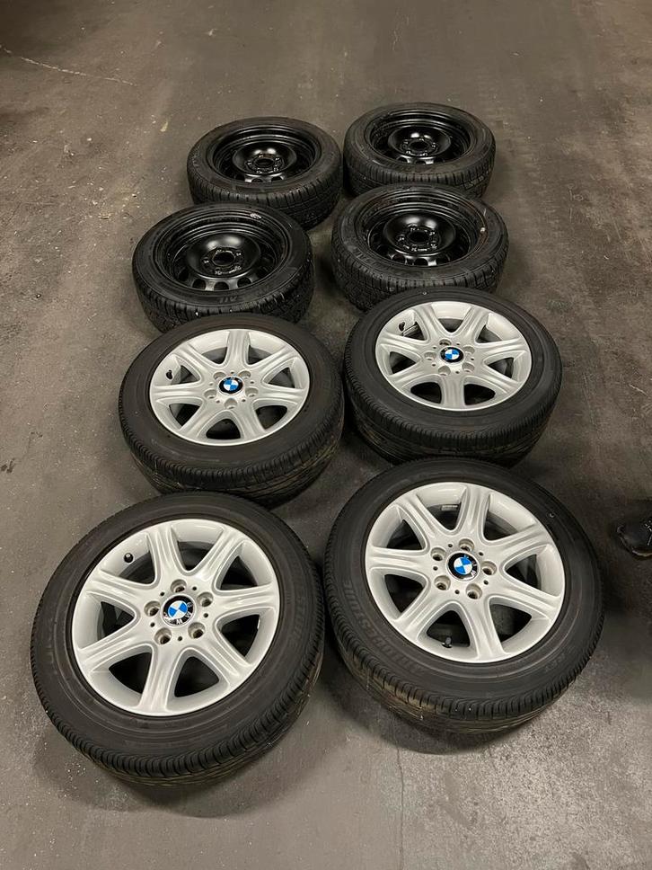 BMW 1 Serie Zomer & Winterbanden + Velgen, Doe-het-zelf en Verbouw, Gereedschap | Machine-onderdelen en Toebehoren, Gebruikt, Ophalen
