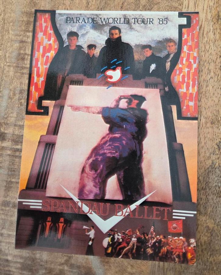Spandeau Ballet, Verzamelen, Ansichtkaarten | Themakaarten, Ongelopen, 1980 tot heden, Verzenden