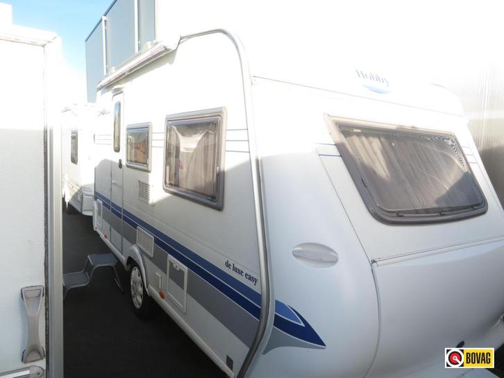 Hobby De luxe Easy 400 SF, Caravans en Kamperen, Caravans, tot en met 4, 750 - 1000 kg, Kleine zit, Hobby, Dwarsbed, Overige typen