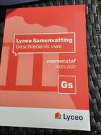 Lyceo samenvattingsboekje examen geschiedenis VWO 2020/2021, Boeken, Schoolboeken, Ophalen of Verzenden, VWO, Geschiedenis, Zo goed als nieuw