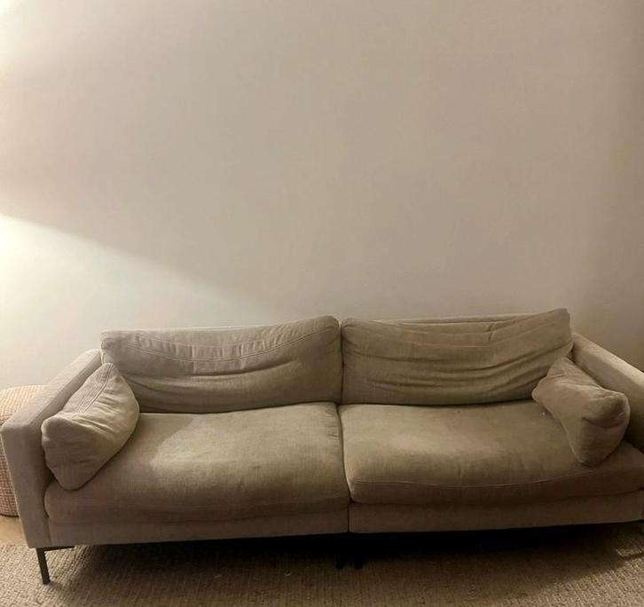 Zuiver Summer 3-zits bank, Huis en Inrichting, Banken | Bankstellen, 250 tot 300 cm, Gebruikt, Afm: 230 cm breed, 101 cm diep en 82 cm hoog.