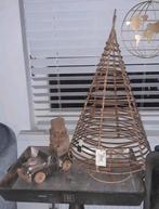 Riviera Maison rattan Kerstboom 70cm + RM auto  ( nwpr € 180, Diversen, Kerst, Ophalen, Nieuw