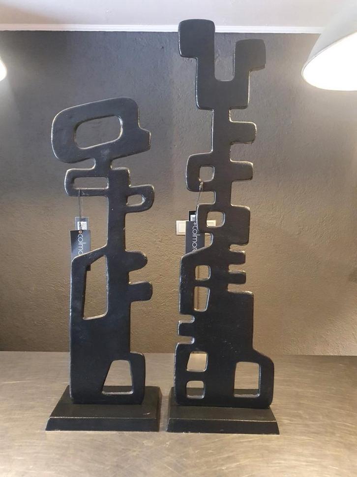 2 nieuwe zwarte metalen ornamenten van Colmore woondecoratie, Huis en Inrichting, Woonaccessoires | Overige, Nieuw, Ophalen