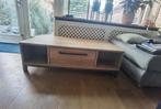Salontafel met lade en opbergvakken, Huis en Inrichting, Tafels | Salontafels, Ophalen, Gebruikt, 50 tot 100 cm, 100 tot 150 cm