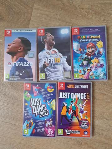 Nintendo Switch 1 games, diverse spellen beschikbaar voor biedingen