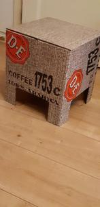 Douwe Egberts bijzettafeltje /kruk, Minder dan 50 cm, 50 tot 100 cm, Ophalen of Verzenden, Zo goed als nieuw