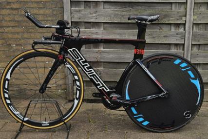 Tijdritfiets Swift Dura Ace Powermeter, Fietsen en Brommers, 28 inch, Gebruikt, Carbon, Dames