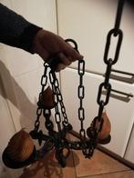 Antieke Gietijzeren Eg / gesmeed als Kandelaar, Ophalen
