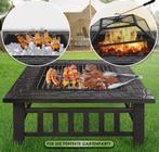 Kesser barbeque en vuurkorf, Tuin en Terras, Houtskoolbarbecues, Ophalen, Zo goed als nieuw, Kesser, Met accessoires