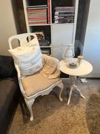 Brocante stoel en tafeltje, Antiek en Kunst, Curiosa en Brocante, Ophalen