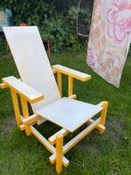Rietveld vintage stoel replica piet hein eek inspiratie, Huis en Inrichting, Stoelen, Ophalen, Gebruikt, Wit, Eén