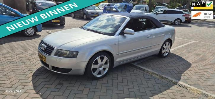 Audi A4 Cabriolet 3.0 V6 Pro Line LET OP DAK WERKT NIET, Auto's, Audi, Bedrijf, Te koop, A4, ABS, Airbags, Airconditioning, Centrale vergrendeling