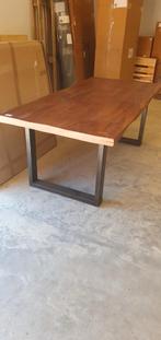 Tower Living Nicosia Mango Eettafel - U 200x100, Ophalen, 200 cm of meer, 50 tot 100 cm, Zo goed als nieuw