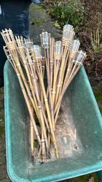 Tuinfakkels, Ophalen, Gebruikt