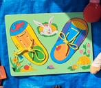 Veter strik bord / strikpank / leren veters strikken, Kinderen en Baby's, Ophalen of Verzenden, Ontdekken