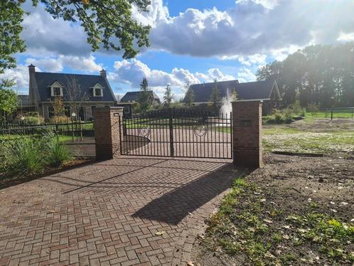 Klassieke sierpoort model: Malaga in afmeting 400x160cm, Tuin en Terras, Tuinhekken en Hekwerk, Nieuw, Sierhekwerk, IJzer, Met poort
