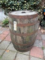 Houten regenton met kraan, Tuin en Terras, Ophalen, Gebruikt, Met kraantje, 75 tot 150 liter
