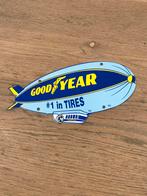 Goodyear emaille reclamebord, Verzamelen, Merken en Reclamevoorwerpen, Ophalen of Verzenden, Zo goed als nieuw, Reclamebord