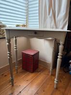 Antieke tafeltje, Huis en Inrichting, Tafels | Sidetables, Ophalen, 50 tot 100 cm, Zo goed als nieuw, 25 tot 50 cm