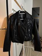 Primark black faux leather biker jacket, Ophalen of Verzenden, Zo goed als nieuw, Maat 34 (XS) of kleiner, Zwart