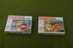 2 vintage Lotto en Domino Sesamstraat spellen uit 1985 HEMA, Ophalen of Verzenden, Gebruikt