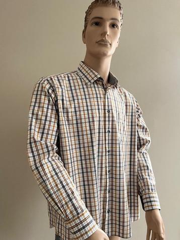 LIV Collection geblokt overhemd lange mouw Maat XXL 45/46 beschikbaar voor biedingen