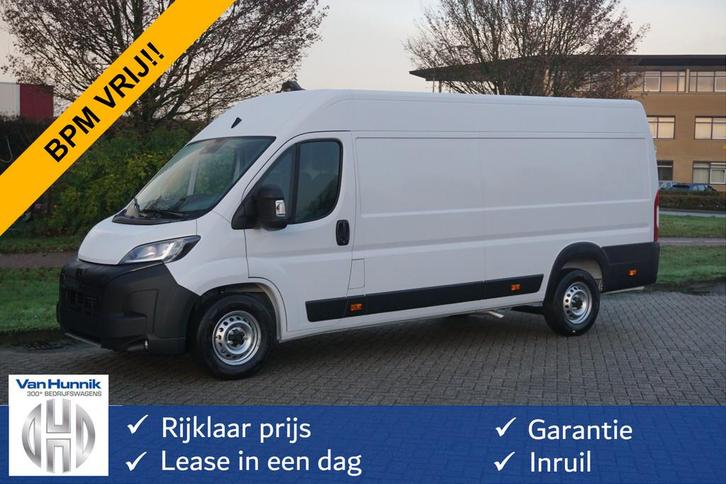 Peugeot Boxer Heavy 2.2HDI L4H2 180PK BPM VRIJ! Cruise, Airc, Auto's, Bestelauto's, Bedrijf, Te koop, ABS, Achteruitrijcamera