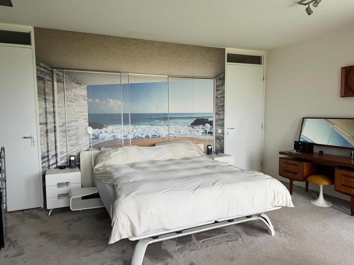 Auping Royal 180x210 bed met nachtkastjes, Huis en Inrichting, Slaapkamer | Bedden, Gebruikt, Tweepersoons, 180 cm, 210 cm, Hout