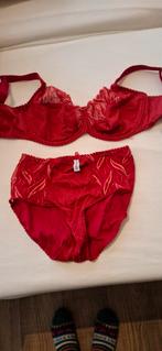 Louisa Bracq BH MT 85D Slip MT 40, Louisa Bracq, Ophalen of Verzenden, Rood, Setje