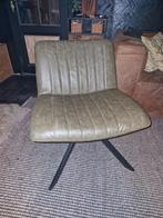 Draaifauteuil Leon groen, Huis en Inrichting, Stoelen, Ophalen, Overige kleuren, Leer, Zo goed als nieuw