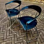 Set stoelen van Italiaans Design Ursula Arrben, Huis en Inrichting, Gebruikt, Twee, Modern Design, Zwart