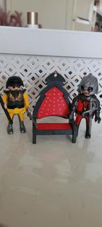 Playmobil ridders met stoel en zwaarden, Kinderen en Baby's, Speelgoed | Playmobil, Ophalen of Verzenden, Zo goed als nieuw