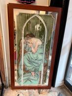 2 Art Deco Spiegels - Zeer Goede Staat, Antiek en Kunst, Antiek | Spiegels, Ophalen, Rechthoekig, 50 tot 100 cm, 150 tot 200 cm