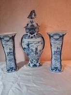 Antiek Delftsblauw kaststel decor 501, Ophalen of Verzenden
