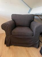 Ikea Ektorp fauteuil antraciet, Huis en Inrichting, Fauteuils, Ophalen, 75 tot 100 cm, Zo goed als nieuw, 100 tot 125 cm