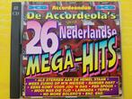 De Accordeola's - 26 Nederlandse mega- Hits ( LET OP 2 CD"S), Ophalen, Zo goed als nieuw, Levenslied of Smartlap