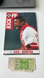 Ajax - Besiktas 2e ronde Europa cup 93/94, Verzamelen, Ophalen of Verzenden, Zo goed als nieuw, Ajax