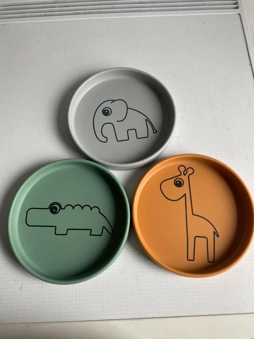 Done by deer siliconen borden, Huis en Inrichting, Keuken | Servies, Zo goed als nieuw, Bord(en), Overige stijlen, Ophalen of Verzenden