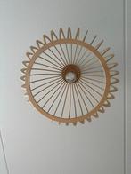 Houten Design Hanglamp - 45x54 cm, Huis en Inrichting, Lampen | Hanglampen, Ophalen, Zo goed als nieuw, Hout, 50 tot 75 cm