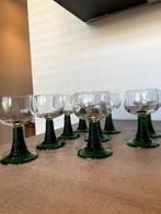 Vintage groene glazen set, Huis en Inrichting, Keuken | Servies, Ophalen, Glas of Glazen, Overige stijlen, Glas