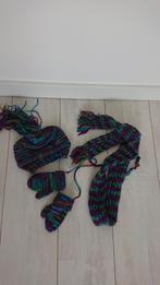 Muts, sjaal en handschoenen kleurrijk setje - 2-4 jaar, Kinderen en Baby's, Kinderkleding | Mutsen, Sjaals en Handschoenen, Setje