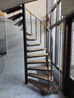 wenteltrap - spiltrap  met hek, Ophalen, Gebruikt, Trap, 2 tot 4 meter