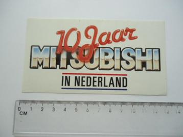 sticker oud Mitsubishi auto 10 jaar Nederland nl japan colt beschikbaar voor biedingen